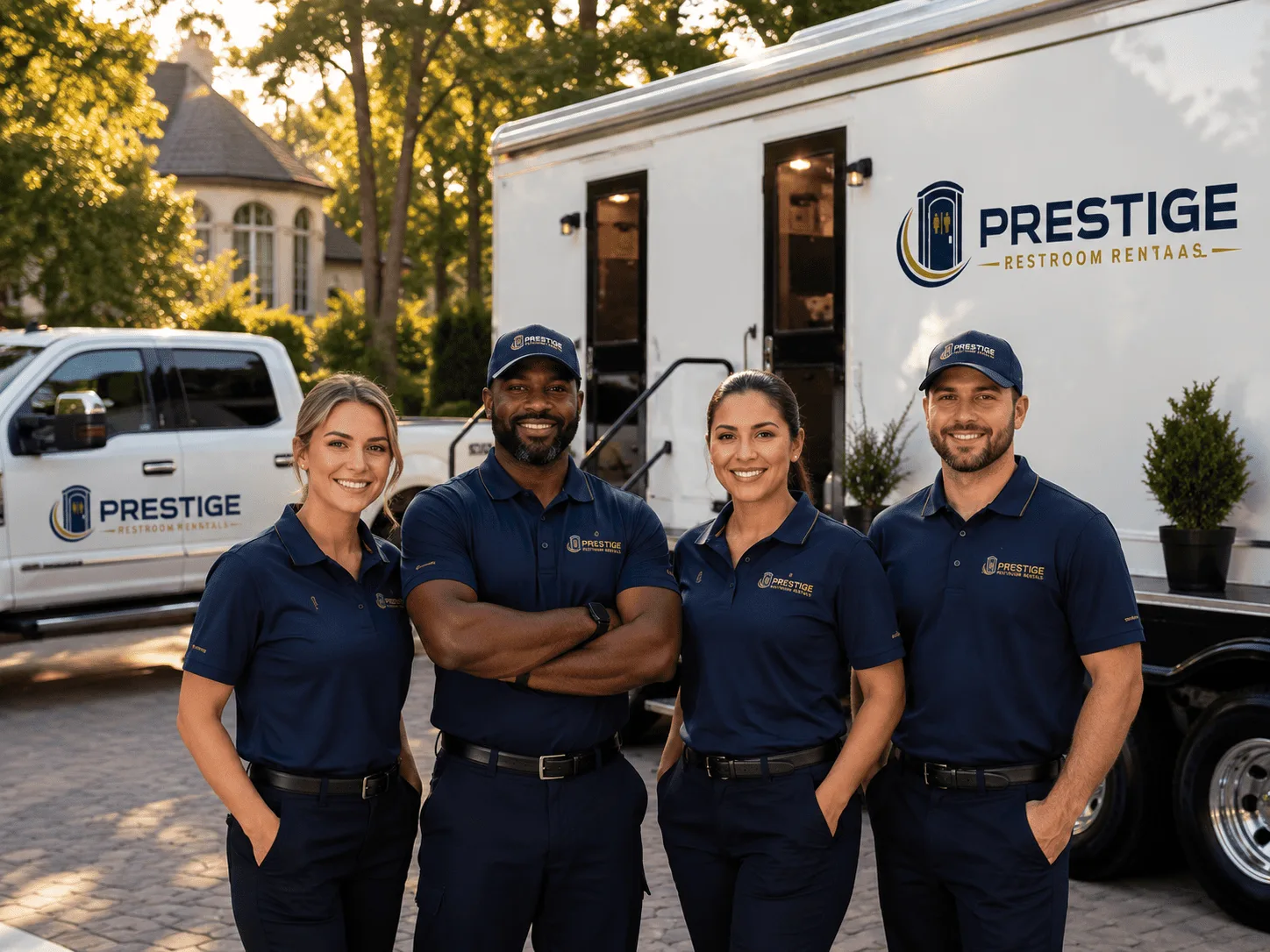 Trusted Luxury Portable Restrooms company in Rochelle, TX